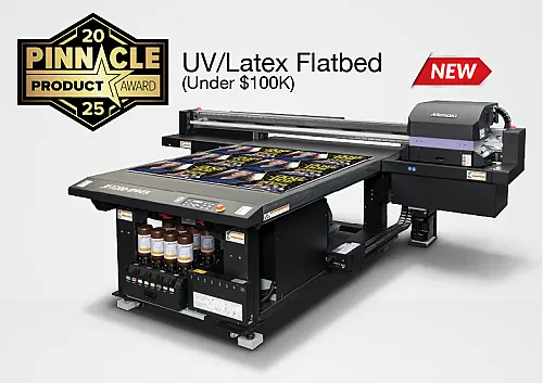 Mimaki JFX200-1213 EX wins 2025 Pinnacle Product Award