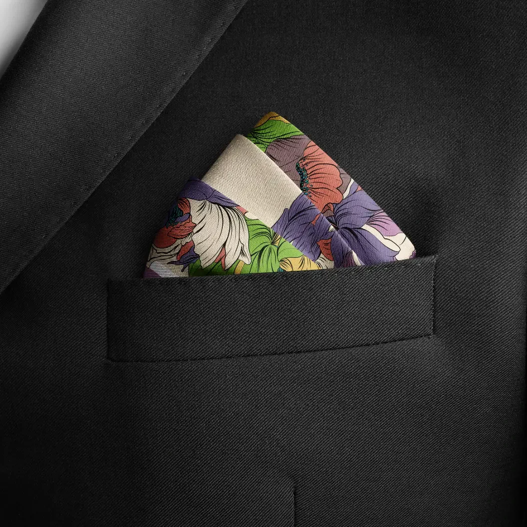 Printed pocket square