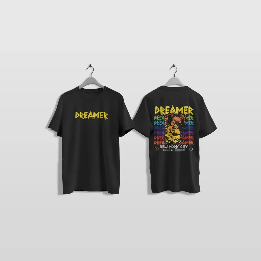 T-shirt with a design printed on it