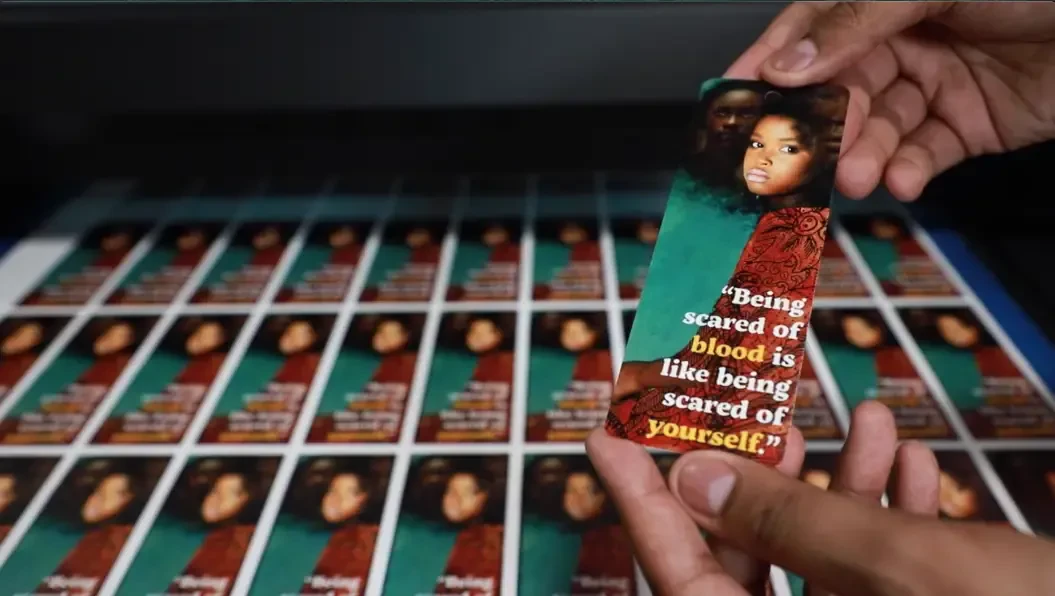 Printed bookmarks