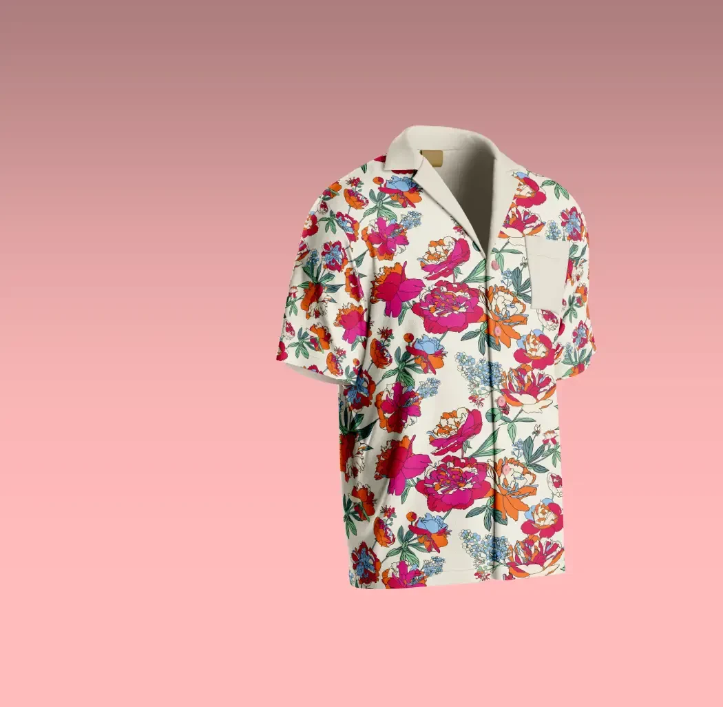 Shirt with a printed pattern