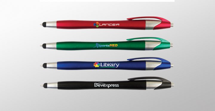 ball point pens with custom printed logos