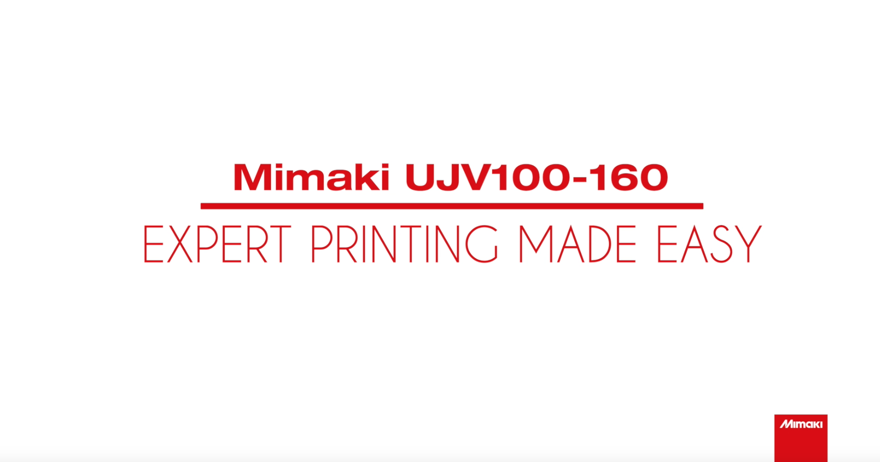 Mimaki UJV100-160 - Expert Printing Made Easy