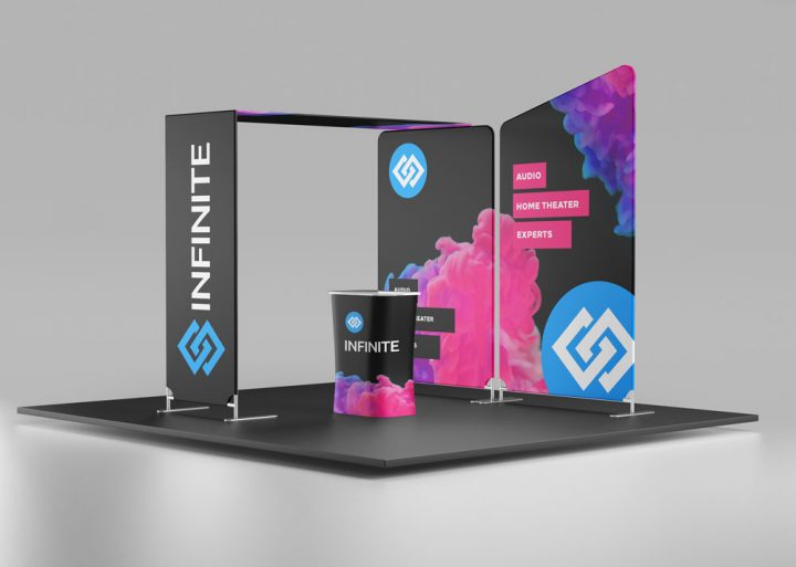 large printed exhibition graphics for home theater