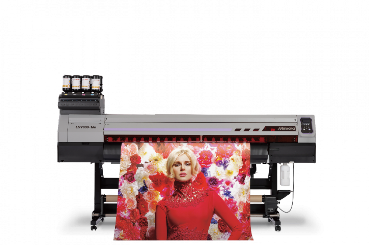 Mimaki USA Introduces the UJV100-160 Roll-to-Roll UV LED Printer