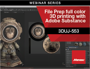 File Prep for Full-Color 3D printing with Adobe Substance