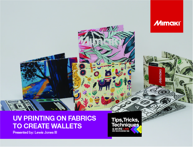 Tips, Tricks & Techniques - Creating Wallets with UV Printed Tyvek Fabric