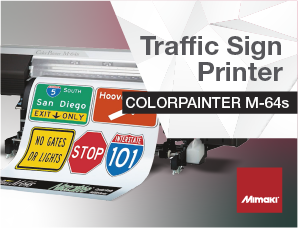 Impresora de señales de tráfico Mimaki, ColorPainter M-64s