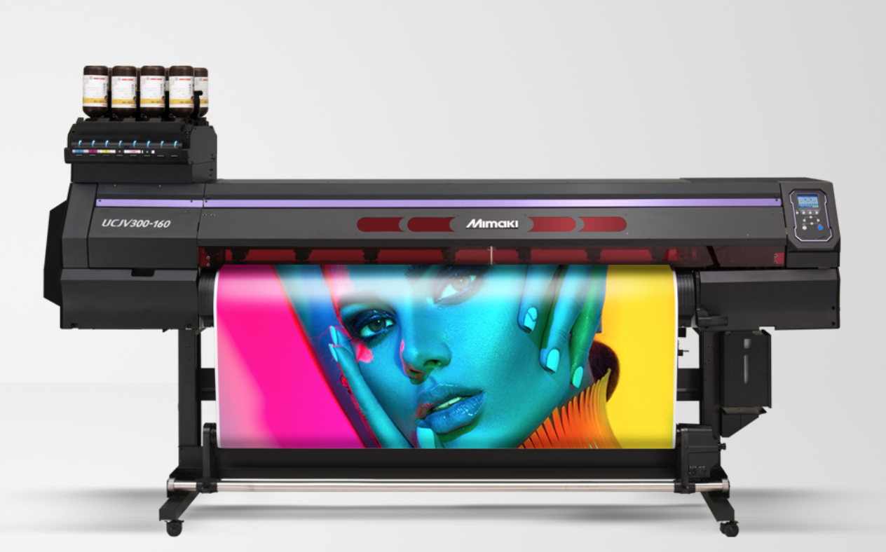 Большой плоттер. УФ-принтер Mimaki ucjv300. Мимаки ucjv300-160. УФ плоттер-каттер Mimaki ucjv300-160. Принтер 300-160 Мимаки.