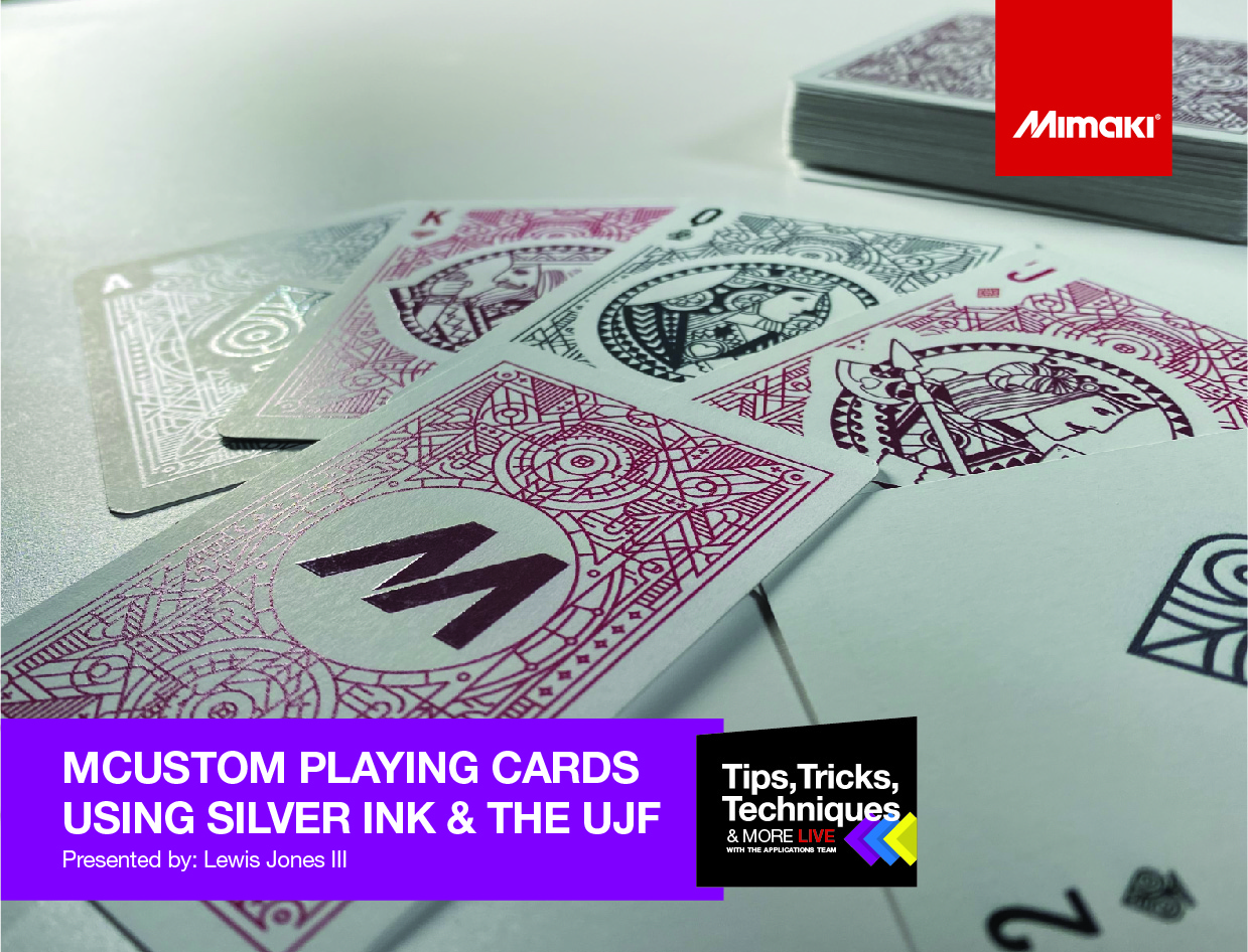 Tips, Tricks, Techniques & More - Custom Playing Cards Using Silver Ink and the UJF Series