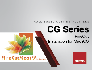 CG-60SRIII: FineCut Illustrator for Apple Mac Computers