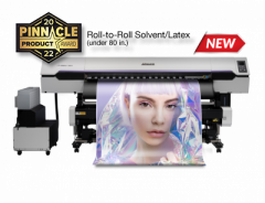 Mimaki JV330 con el premio al producto Pinnacle