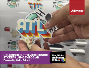 Tips, Tricks, and Techniques ~ Utilizing ID Cut to Make Custom Stickers Using the CG-AR