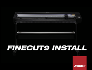 Instalación de FineCut 9 de la serie CG-AR