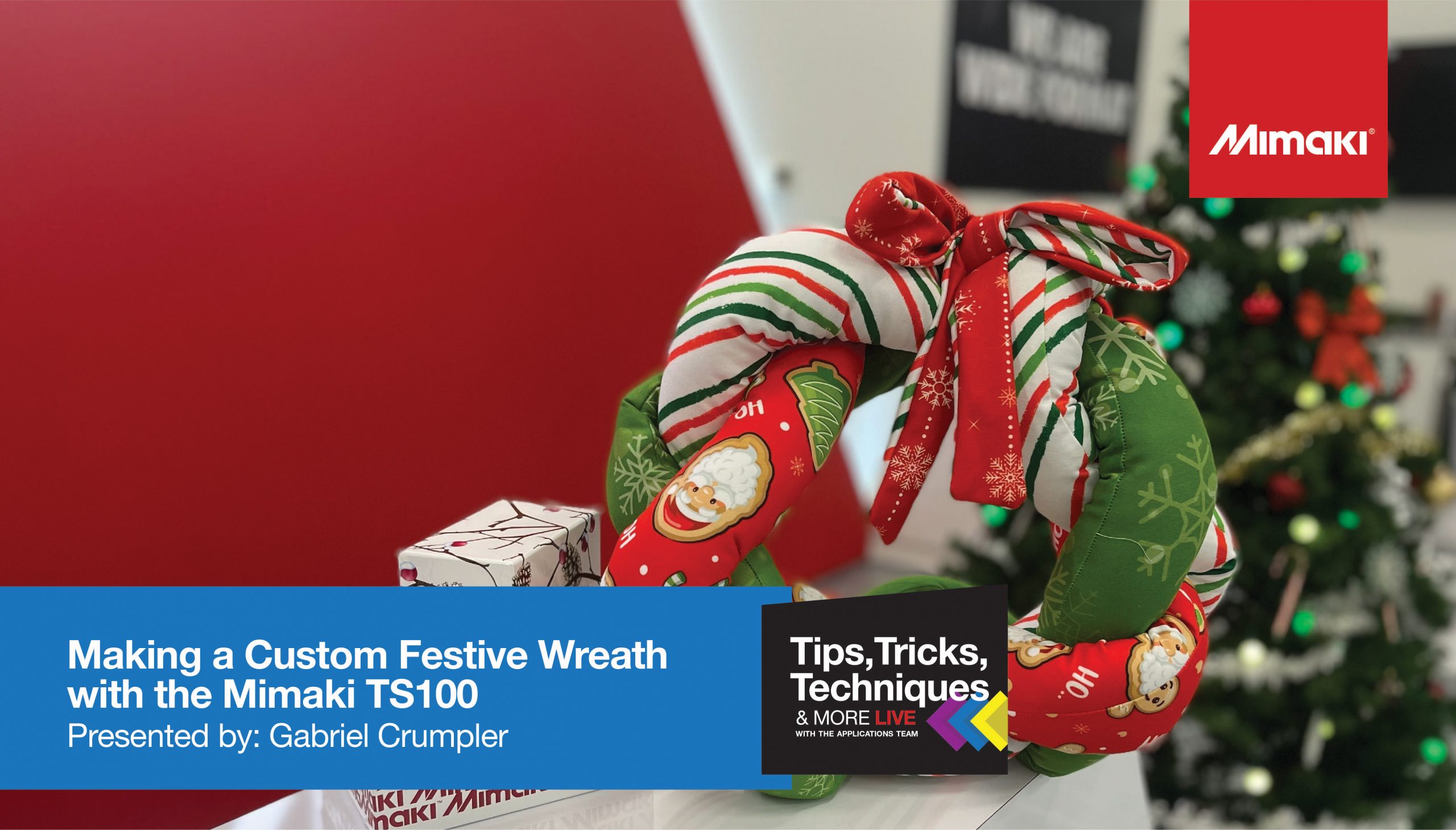 Custom Festive Wreath w/ TS100 ~ Tips, Tricks, and Techniques