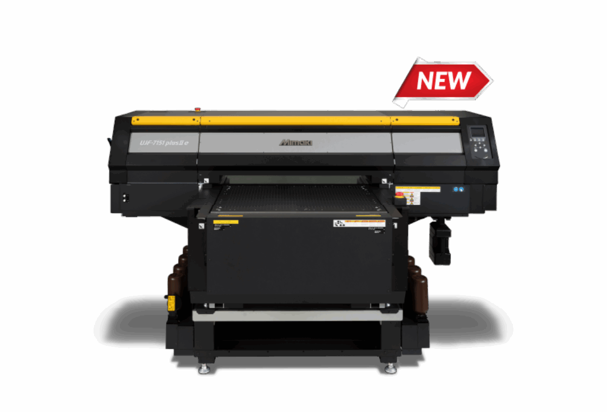 Mimaki introduces the UJF-7151 plusII e UV-LED flatbed printer